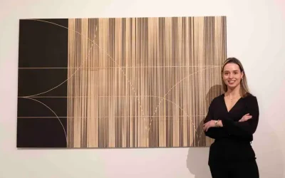 ‘El huevo o la gallina’, o cómo Estefanía Serrano cuestiona el origen y fin de la línea.’ (Makma)